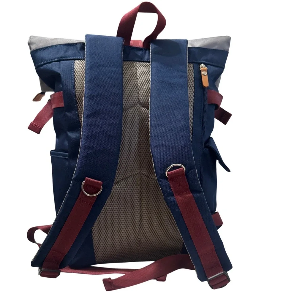 Harvest Label Urban Rolltop Backpack 2.0 Mens OS Navy NWOT Outdoor Daypack